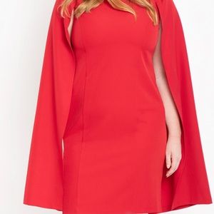 Red Elloquii dress size 16